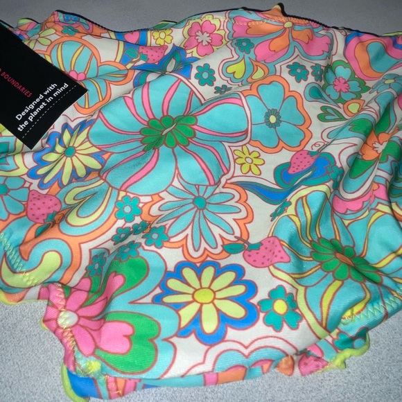 BNWT No Boundaries Vibrant Floral Bikini Bottoms (Floral Dream, XL(15-17)) - Picture 5 of 9